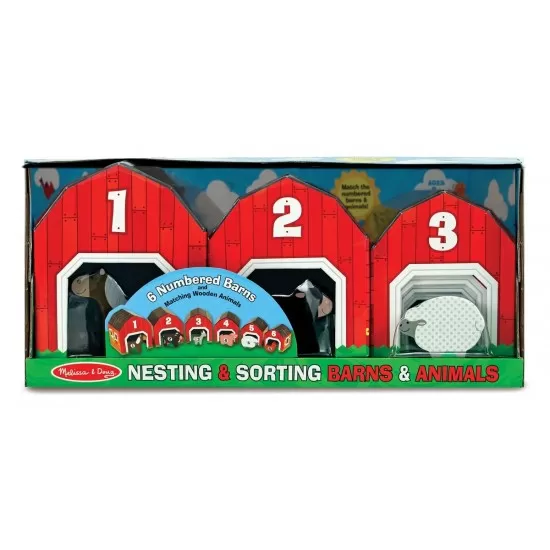 Sortator de forme Casuta cu animale Melissa and Doug