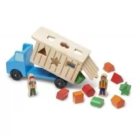 Sortator de forme Masina de curatenie - Melissa and Doug