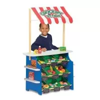 Stand de joaca din lemn Fructe si legume