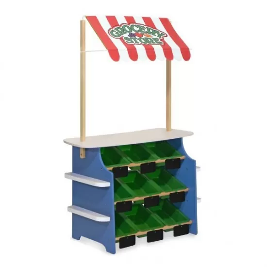 Stand de joaca din lemn Fructe si legume Stand de joaca din lemn Fructe si legume