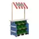 Stand de joaca din lemn Fructe si legume Stand de joaca din lemn Fructe si legume