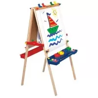 Tabla de scris reglabila cu sevalet lemn - Melissa and Doug