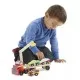 Transportor de masini cu elevator magnetic Melissa and Doug Transportor de masini cu elevator magnetic Melissa and Doug
