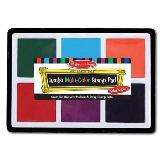 Tusiera jumbo cu cerneala nontoxica Melissa and Doug 6 culori