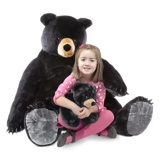 Urs negru gigant din plus - Melissa and Doug Urs negru gigant din plus - Melissa and Doug