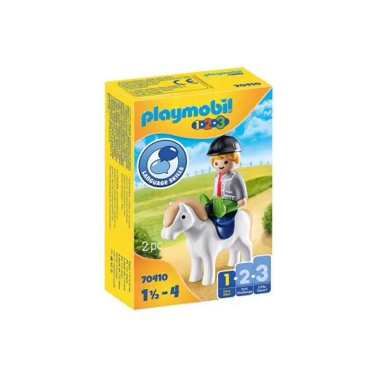 Playmobil 1.2.3 - Baietel cu ponei Playmobil 1.2.3 - Baietel cu ponei