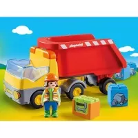 Playmobil 1.2.3 - Basculanta rosie