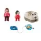 Playmobil 1.2.3 - Mama si fetita cu masinuta catel Playmobil 1.2.3 - Mama si fetita cu masinuta catel