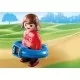 Playmobil 1.2.3 - Mama si fetita cu masinuta catel Playmobil 1.2.3 - Mama si fetita cu masinuta catel