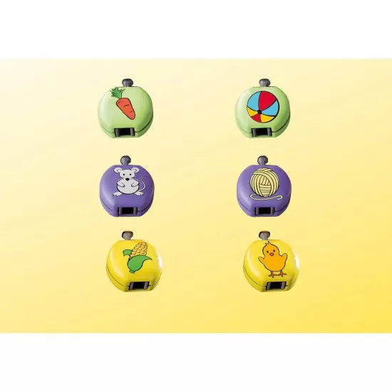 Playmobil 1.2.3 - Tren cu animalute Playmobil 1.2.3 - Tren cu animalute