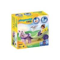 Playmobil 1.2.3 - Zana cu trasura si unicorn