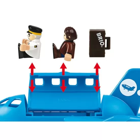 Avion de jucarie cu trei locuri BRIO Avion de jucarie cu trei locuri BRIO