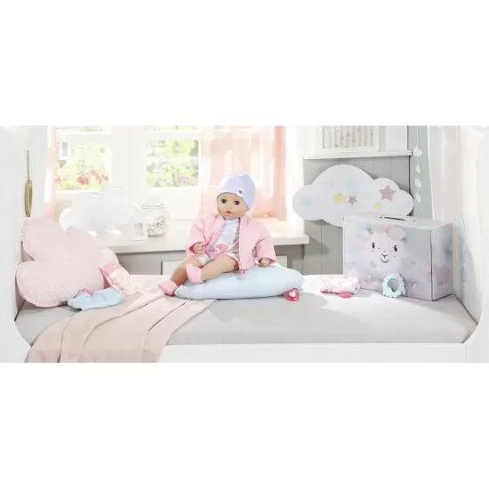 Set Baby Annabell - Cutie cu hainute si accesorii 43 cm