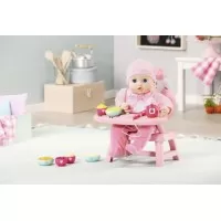 Masuta cu scaunel pentru papusa Baby Annabell