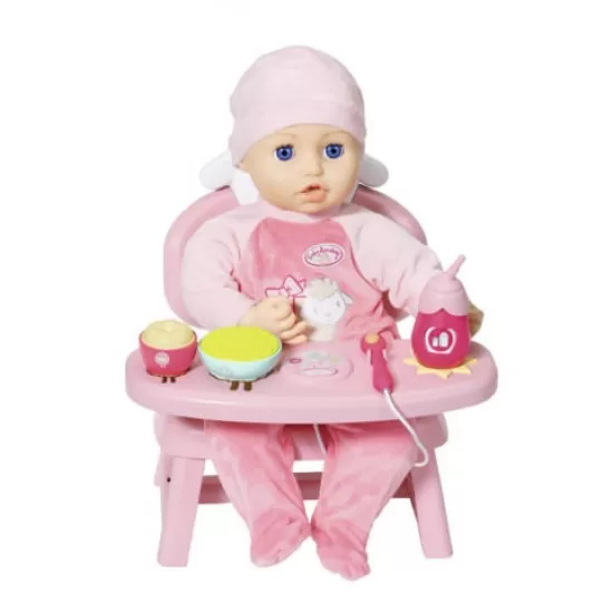 Masuta cu scaunel pentru papusa Baby Annabell