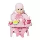Masuta cu scaunel pentru papusa Baby Annabell