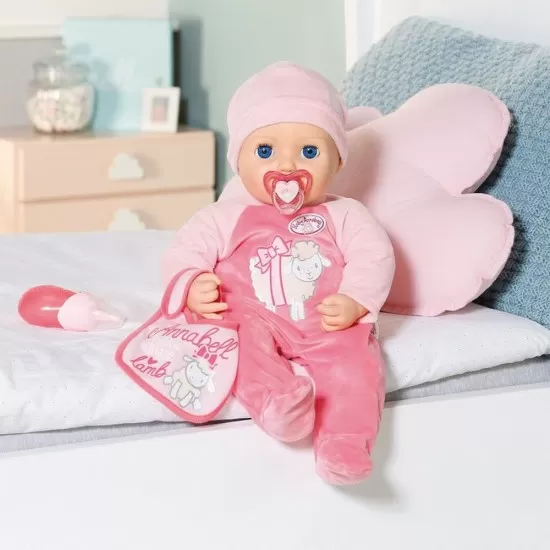 Papusa interactiva Baby Annabell cu corp moale 43 cm Papusa interactiva Baby Annabell cu corp moale 43 cm