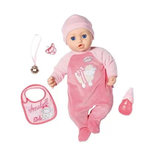 Papusa interactiva Baby Annabell cu corp moale 43 cm Papusa interactiva Baby Annabell cu corp moale 43 cm