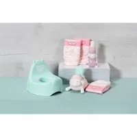 Set olita si accesorii baie pentru papusa Baby Annabell