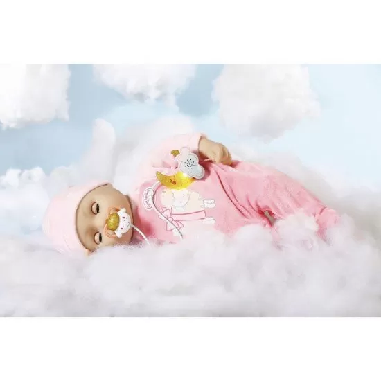 Suzeta cu lumina si cantece 43 cm pentru papusa Baby Annabell Suzeta cu lumina si cantece 43 cm pentru papusa Baby Annabell