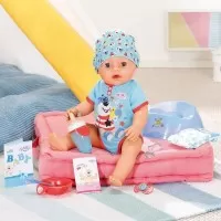 Bebelus baiat Baby Born cu suzeta magica 43 cm 