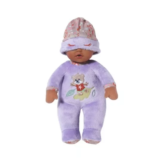 Bebelus negru cu hainute violet Baby Born 30 cm Bebelus negru cu hainute violet Baby Born 30 cm