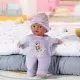 Bebelus negru cu hainute violet Baby Born 30 cm Bebelus negru cu hainute violet Baby Born 30 cm