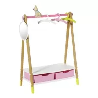 Cuier haine cu spatiu de depozitare pentru papusi Baby Born