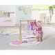 Cuier haine cu spatiu de depozitare pentru papusi Baby Born
