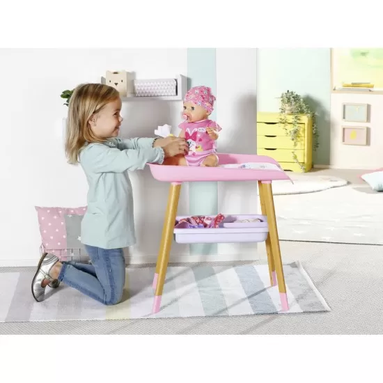 Masuta de schimbat bebe pentru papusi Baby Born Masuta de schimbat bebe pentru papusi Baby Born