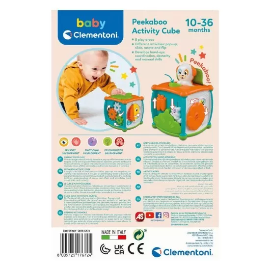 Cub cu activitati Baby Clementoni Cub cu activitati Baby Clementoni