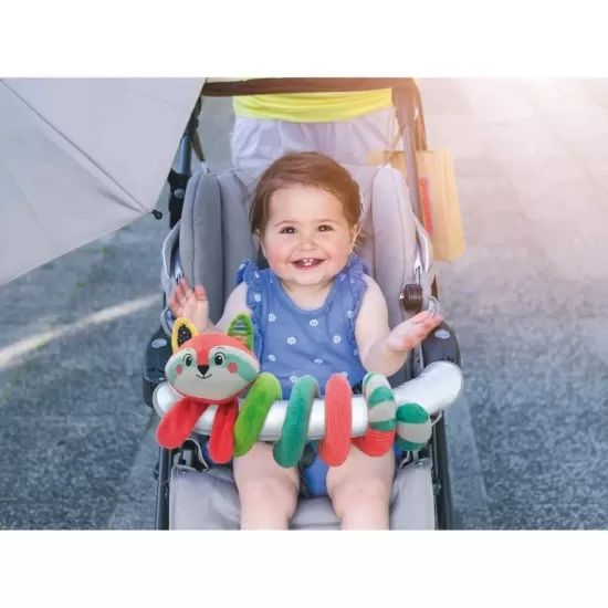 Jucarie de plus spirala cu animalute Baby Clementoni Jucarie de plus spirala cu animalute Baby Clementoni