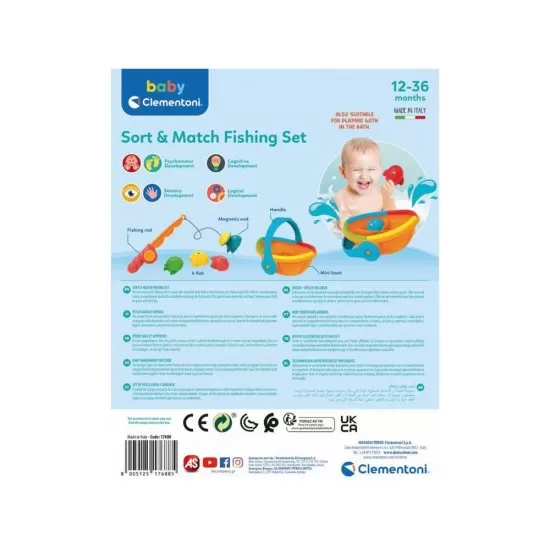 Set de joaca logic Baby Clementoni - La pescuit Set de joaca logic Baby Clementoni - La pescuit