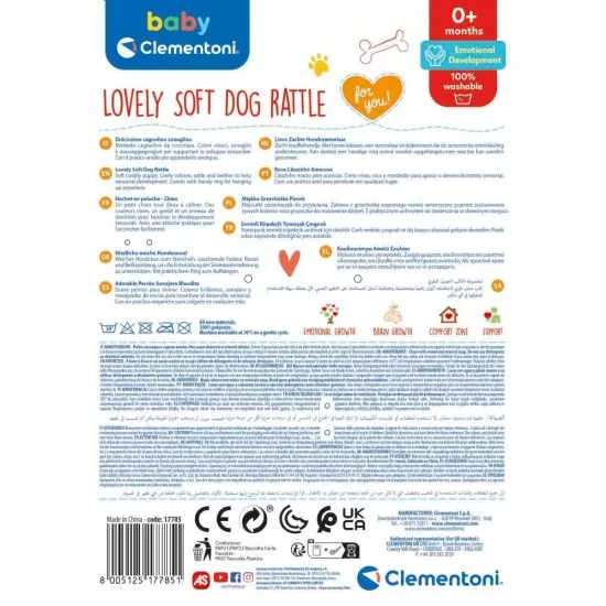 Zornaitoare plus catel Baby Clementoni