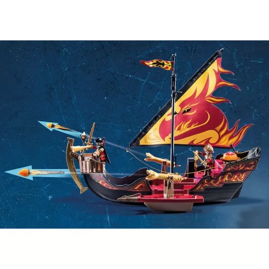 Playmobil Novelmore - Banditi Burnham si nava de foc Playmobil Novelmore - Banditi Burnham si nava de foc