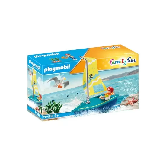 Playmobil Family Fun - Barca cu panze