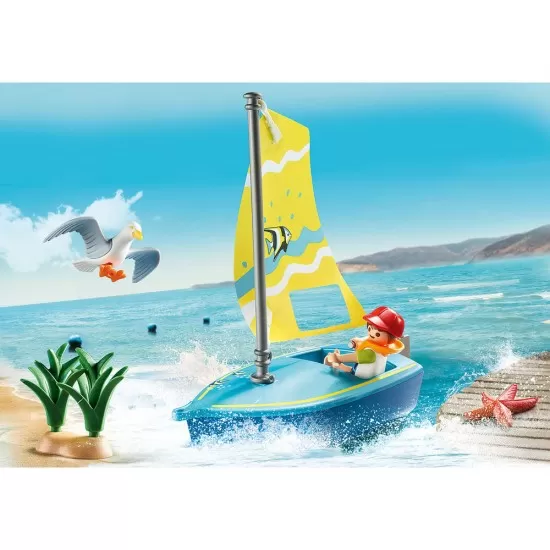 Playmobil Family Fun - Barca cu panze