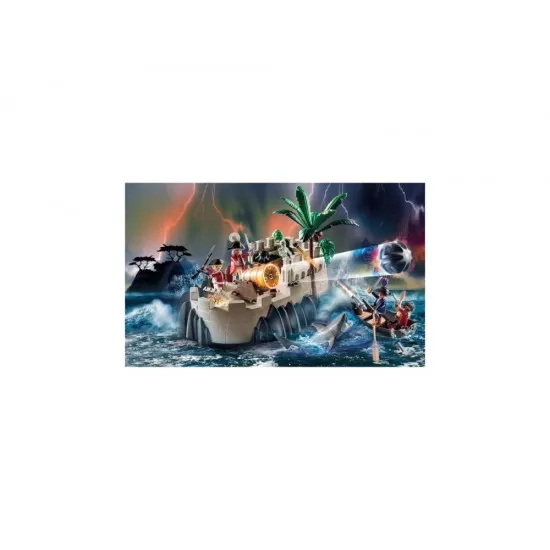 Playmobil Pirates - Bastion cu soldat britanic Playmobil Pirates - Bastion cu soldat britanic