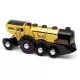 Locomotiva aurie cu baterii BRIO Locomotiva aurie cu baterii BRIO
