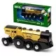 Locomotiva aurie cu baterii BRIO Locomotiva aurie cu baterii BRIO