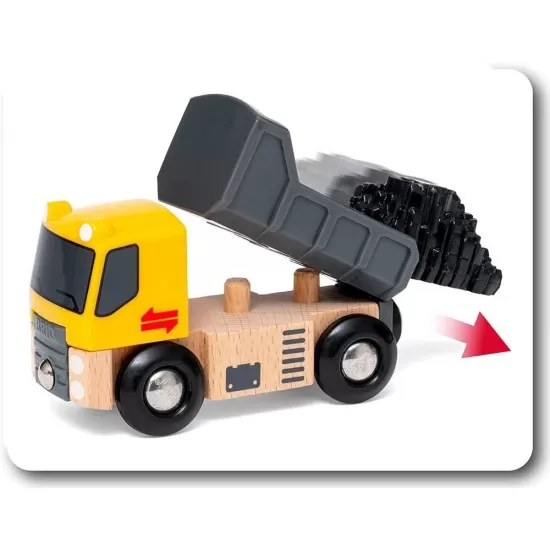 Set 3 vehicule de constructii BRIO Set 3 vehicule de constructii BRIO