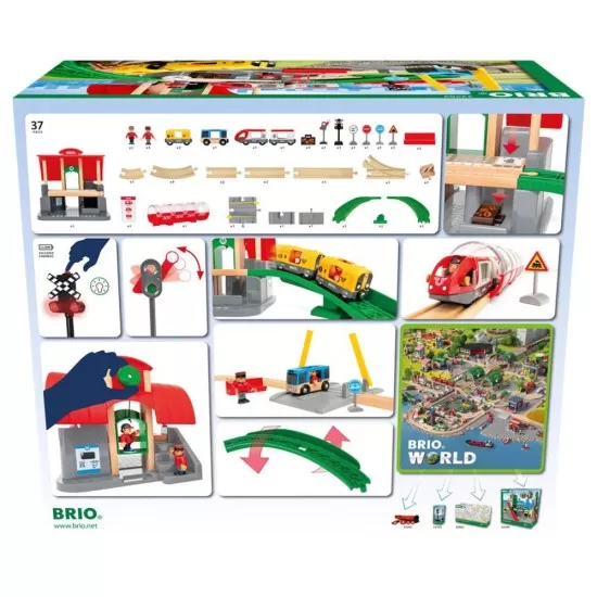 Set de joaca gara centrala BRIO Set de joaca gara centrala BRIO