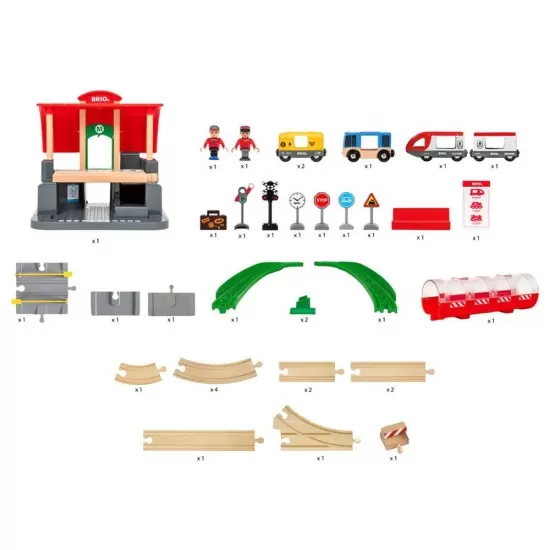 Set de joaca gara centrala BRIO Set de joaca gara centrala BRIO