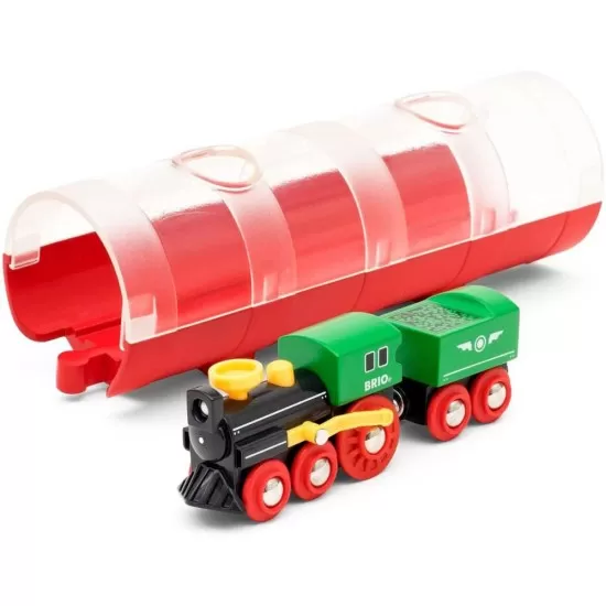 Tren cu aburi si tunel BRIO Tren cu aburi si tunel BRIO