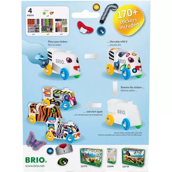 Tren cu stickere Brio Tren cu stickere Brio