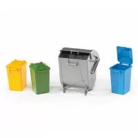 Set pubele gunoi Bruder