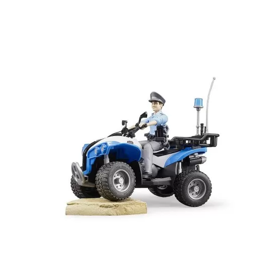 ATV de politie cu politist Bruder ATV de politie cu politist Bruder