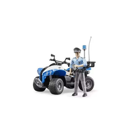 ATV de politie cu politist Bruder ATV de politie cu politist Bruder
