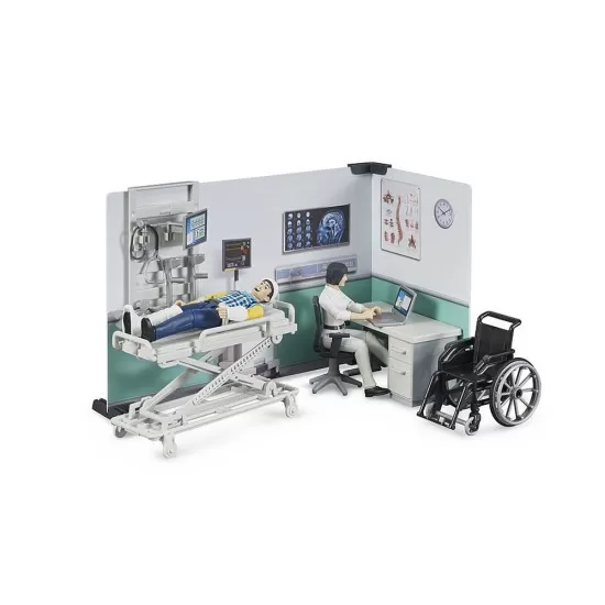 Set de joaca Bruder - Camera de spital cu pacient