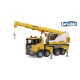 Camion cu macara Bruder Scania Super 560R Liebherr cu lumini si sunete Camion cu macara Bruder Scania Super 560R Liebherr cu lumini si sunete